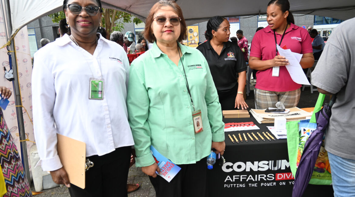 Director, Consumer Guidance and Protection - Ms Camille MacIntyre and Director, Research and Project Management- Ms. Feroza Matthew at WCRD 2026 Expo